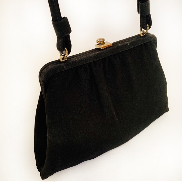After Five Bags Vintage After Five Small Black Evening Fabric Bag Poshmark